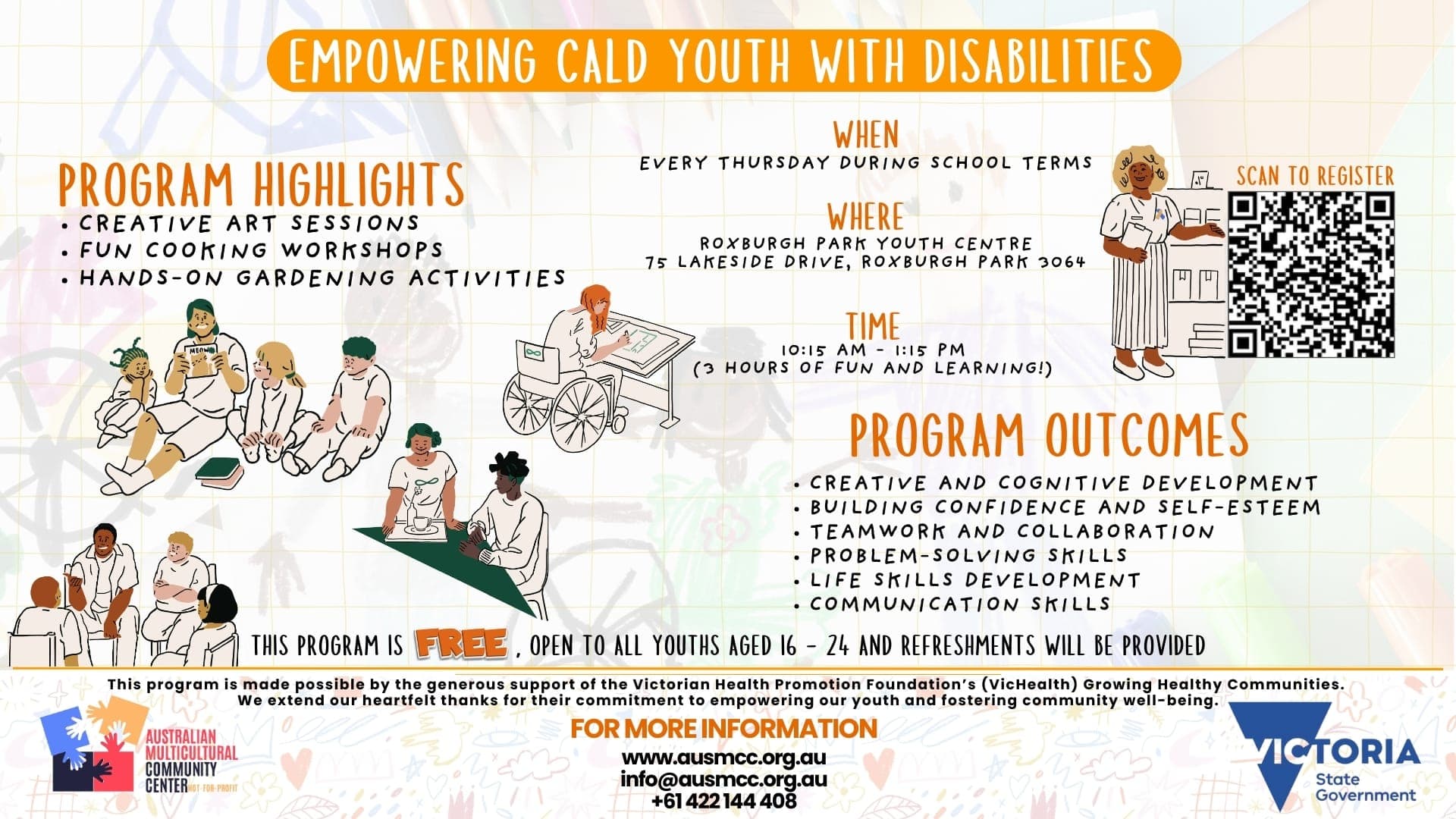CALD Youth with Disability Program flyer