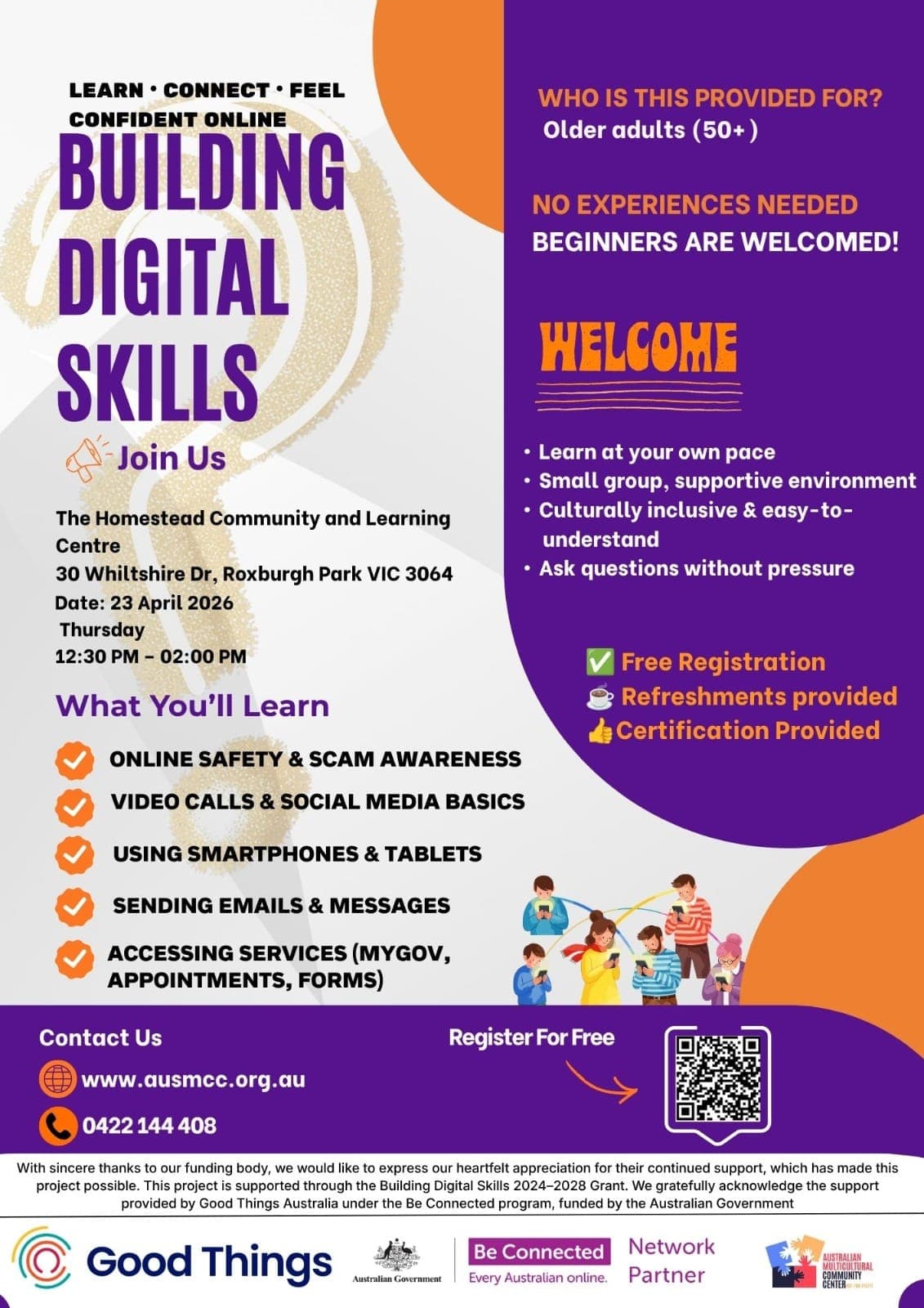 Carers Building Digital Skills Session #3 flyer